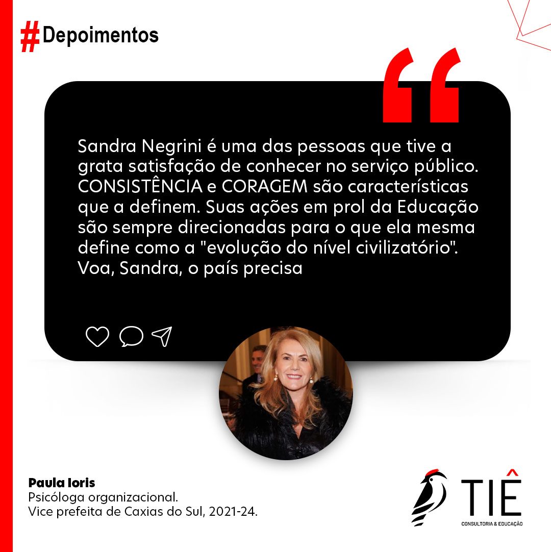 Depoimentos Sandra NegriniDepoimentos - Paula Ioris